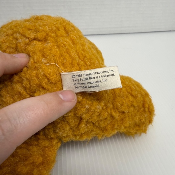 1987 McDonalds Muppet Babies Fozzie Bear Vintage Christmas Plush Toy Jim Henson - Picture 5 of 7